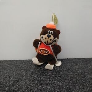 A&W Bear With Skiis Vintage Hanging Ornamet